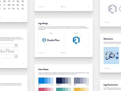 Brandbook [QF] app book branding deck design graphic design logo product secure web