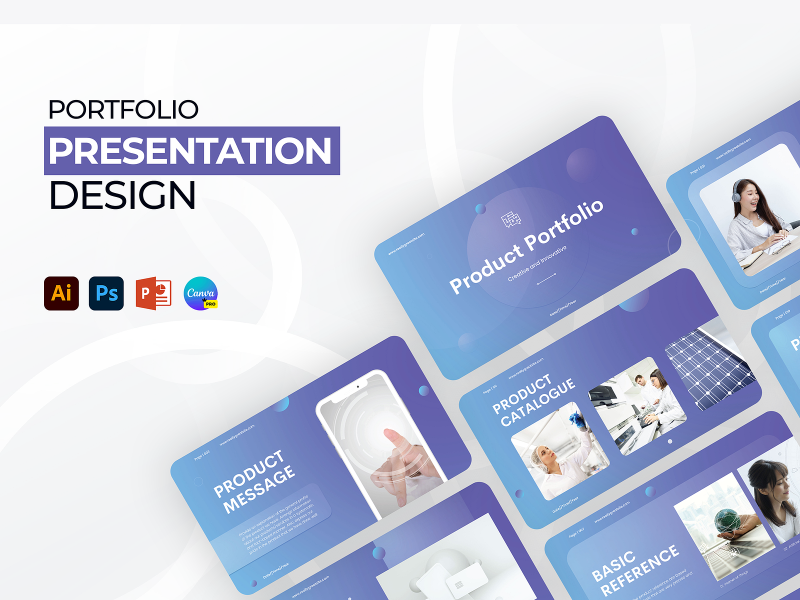 presentation portfolio design