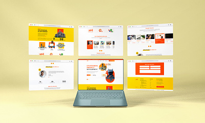 Website Template Design graphic design landing page design ui ux website website design website template design