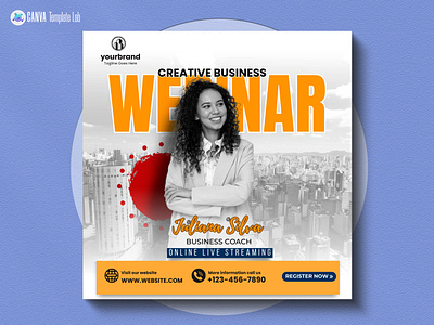 Animated business coach flyer animated canva template animated flyer branding business coach flyer business flyer canva canva template lab canva templates coaching business coaching template design graphic design