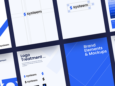 Systeem | Process Management web app | Brand Identity Design brand brand book brand identity design brand identity guideline branddesign branding design logo logo design minimal branding minimal logo project management systeem branding web app branding