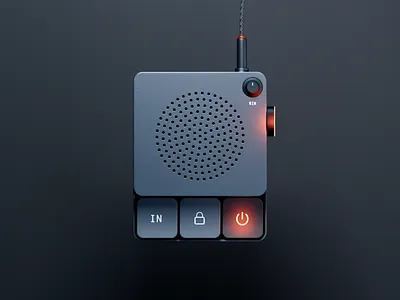 Compressor 3d 3d art blender graphic design ill illustration technology ui