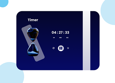 #DailyUI Timer 3d animation app beautiful branding challenge countdown countdown app creative dailyui dark themed graphic design logo simple timer timer app ui