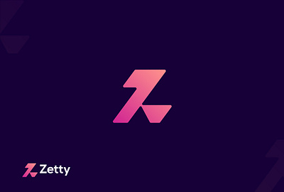 Zetty logo design letter Z branding branidentity graphic design logo minimal minimalistlogo motion graphics