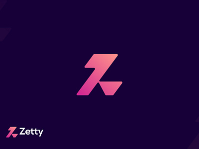 Zetty logo design letter Z branding branidentity graphic design logo minimal minimalistlogo motion graphics