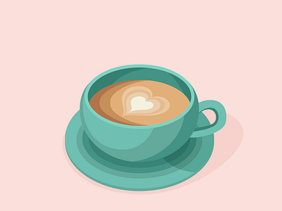 Cups of coffee adobe illustrator americano coffee cup graphic design illustration latte marshmellow vector