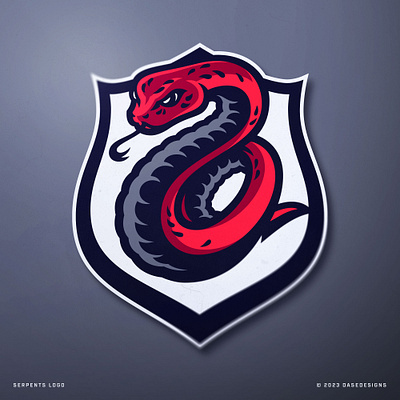 Serpent / Snake Sports Logo (For Sale) basketball dasedesigns esports football hockey mascot mascot logo serpent logo snake illustration snake mascot sports logo