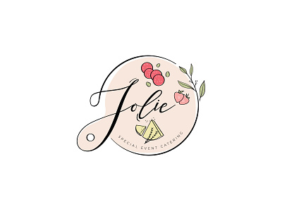 Jolie Catering Logo adobe branding catering design designer graphic design illustration illustrator logo photoshop