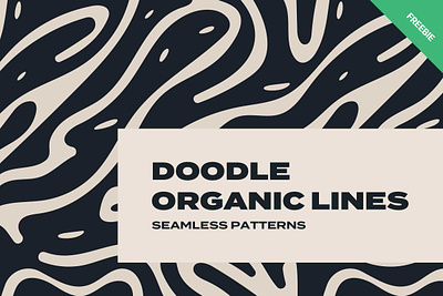 Free Doodle Organic Line Seamless Patterns abstract background doodle doodle style fileable fluid free freebie illustration lines maze monochrome monocolor organic patterns seamless seamless patterns tile vector wallpaper
