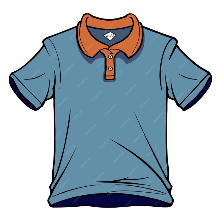 Polo on sale shirt illustration