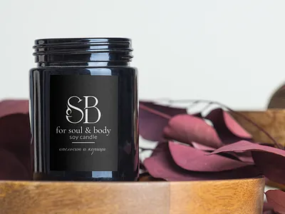 Logo for candle brand branding candle design graphic design letters logo monogram vector