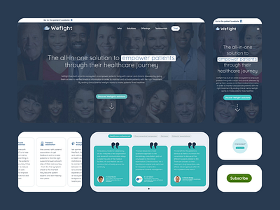 UI Design - Wefight BtoB website btob btob website health healthtech micro interactions ui design user interface website