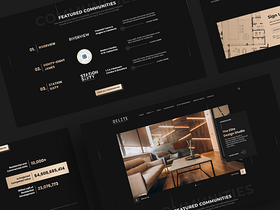 Elite Developments - Building Company construction company construction company website design figma logiaweb ui ux web design website