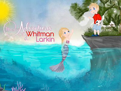 Adventures of Whitman and Larkin design graphic design illustration