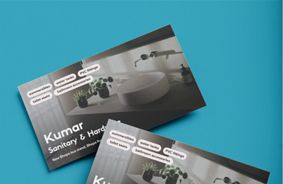 Visiting Card #1 (Kumar Sanitary)