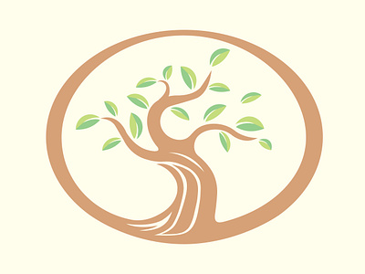Tree logo branding graphic design logo nature tree wood