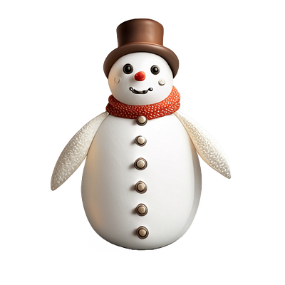 Snowmen3d ai design graphic design illustration