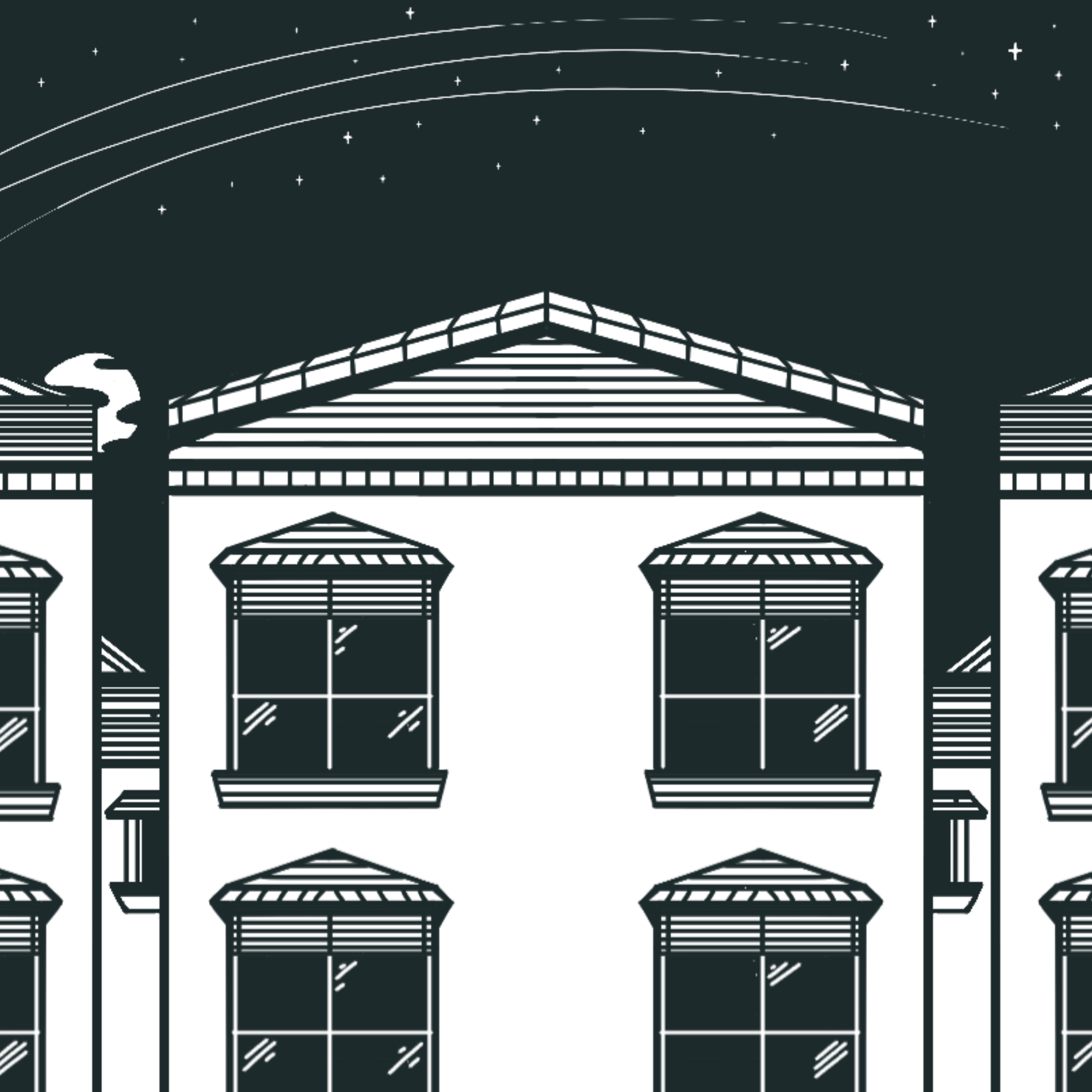 Nightscape city design illustration night