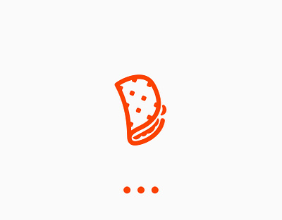 D Taco Logo Concept graphic design letter d logo taco