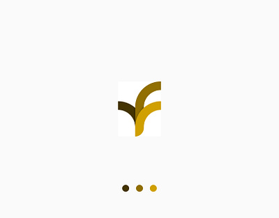 Letter F Flower Logo Concept flower graphic design letter f logo