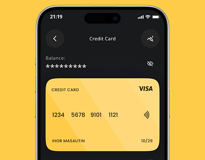 Wallet Mobile App app bank clean dark theme design finance manage finance minimal mobile app mobile design money ui ui design ux ux design wallet