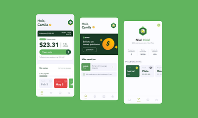 DiiMO App Redesign app design home interface loans redesign ui ux