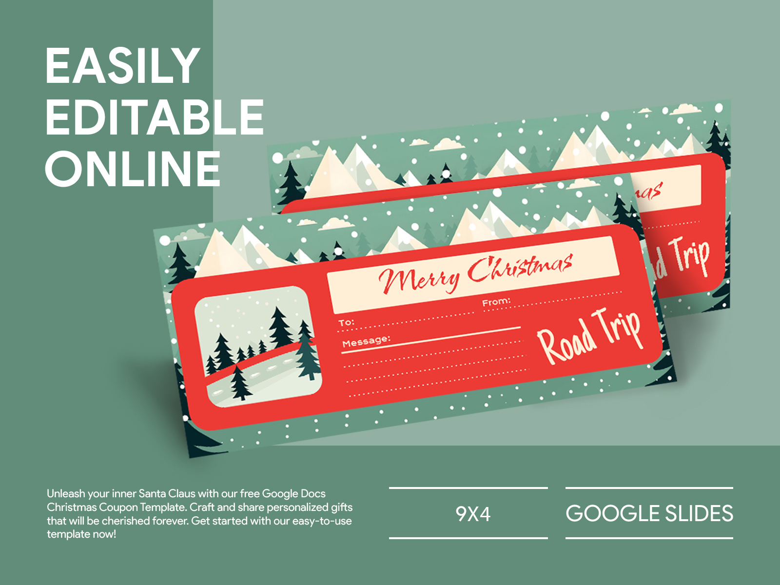 Christmas Coupon Free Google Docs Template by Free Google Docs