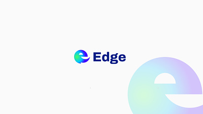 Edge logo redesign branding design graphic design illustration logo logo design ui ux vector web design