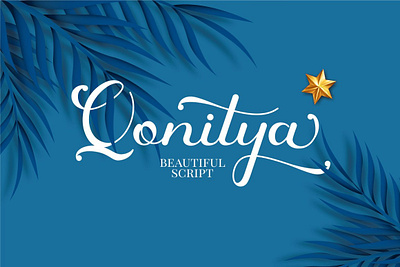 Free Beautiful Script Font - Qonitya Font beautiful bouncy branding calligraphy cursive cute flourish font free handwritten invitation lettering luxury modern modern calligraphy party romantic script stylish typeface