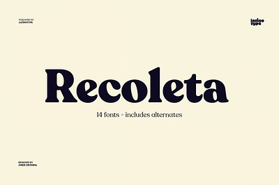 Recoleta Font Family font