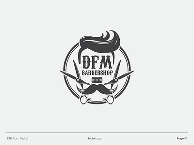 DFM Barbershop brandidentity branding brandmark corporatebranding logo