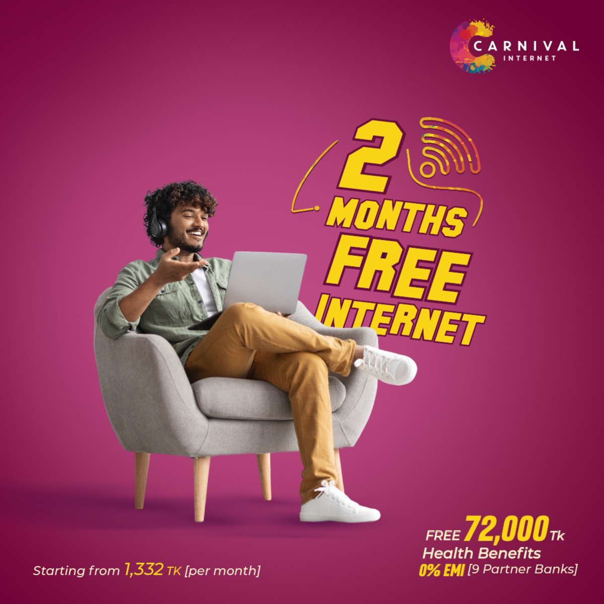 Carnival Internet | Brand Building brand branding brandingdesign brandmarketing branidentitydesign carnivalinternet carnivalinternetbestinternet carnivalinternetdhaka carnivalinternetdotlines communication art communicationads socialmediaadsbangladesh socialmediamarketing