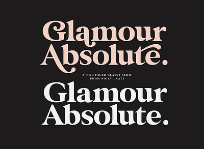 Glamour Absolute Font Free Download