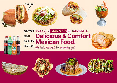mexican food website design mexican restaurant ui website