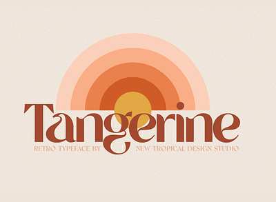 Tangerine Retro Font Free Download