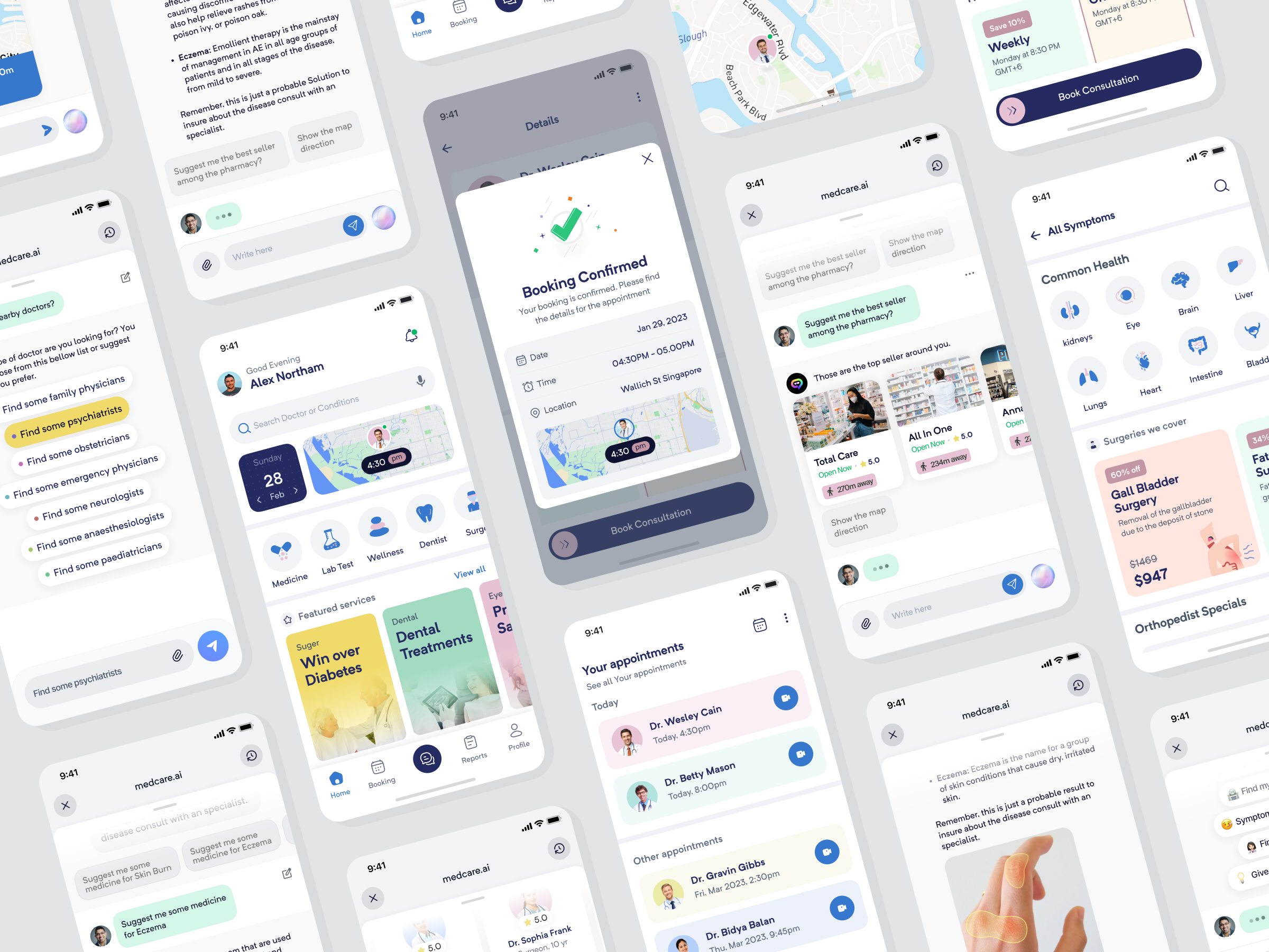 Healthcare Mobile App by Musemind UI/UX Agency on Dribbble