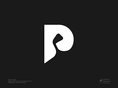 Letter P Golf Logo athlete logos brand design branding club golf logos graphic design illustration initial letter p logo logodesign logotype minimalist modern negative space p ppp space logos sport unique