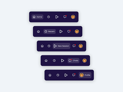 Bottom Navigation Menu | FaceTime + Speed Dating Mobile App app architecture bottom nav branding dating design menu mobile mobile app nav nav bar navigation product product design sitemap typography ui ux uxui