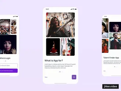 Talent App User Flow Design app design design ios app design talent app talent user flow ui ui design user floow ux ux design