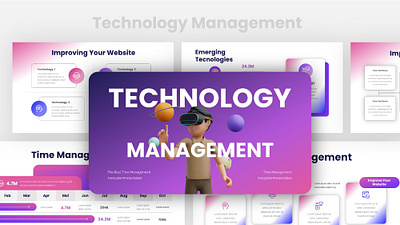 Technology Management - Presentation Templates google slides keynote powerpoint technology