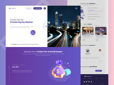 Concept Design For worldnest Website | Landing Page | UI branding design figma landing page typography ui ux website