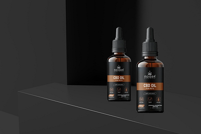 CBD Label Design product packaging box design