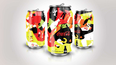 Coke Art Series [Stuart Davis] branding coca cola design illustration packaging