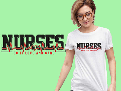 Nurse T-Shirt Design illustration modern t shirt nurse day nurse day t shirt design nurse t shirt design t shirt t shirt design typograpic vector vintage women t shirt design