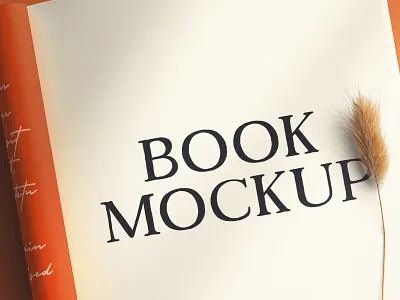 Paperback Book Mockup Curled Page book cover ebook literature mockup pages read realism
