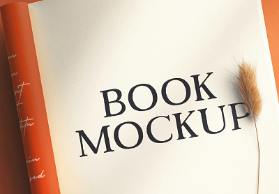 Paperback Book Mockup Curled Page book cover ebook literature mockup pages read realism