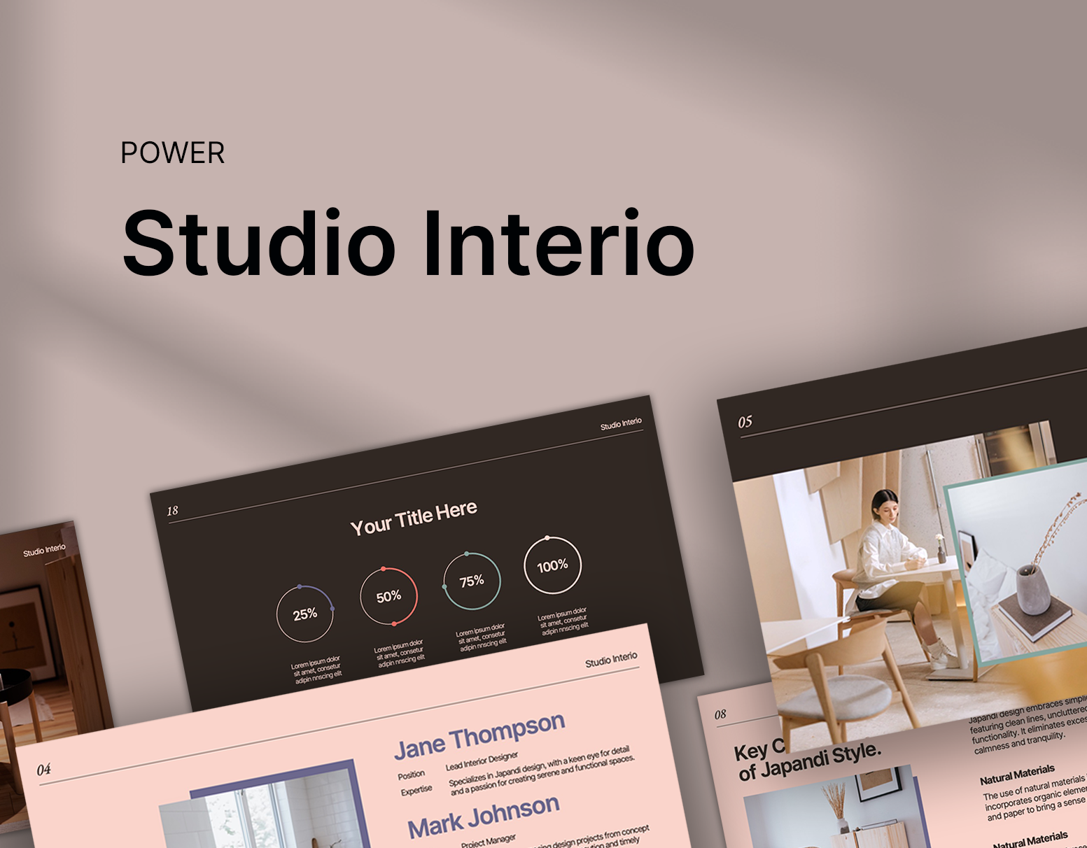 Studio Interio - Presentation Templates google slides home design keynote powerpoint presentation templates