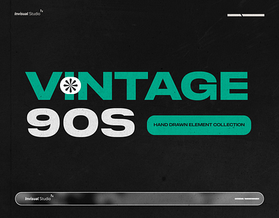 Vintage 90S Illustration Canva Element app branding design graphic design illustration logo typography ui ux vector