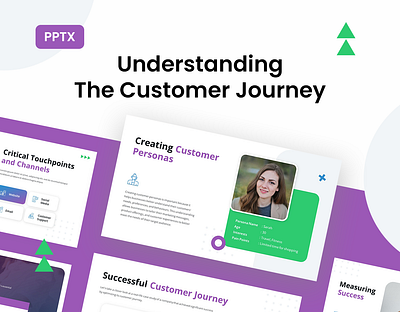 Understanding The Customer Journey - Presentation Templates engagement google slides keynote lifecycle powerpoint
