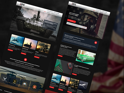 UI Design for RFC brand branding creative design digital digital art government graphic design identity branding manufacturing modern ui ui design ui ux ux ux design web web design website website design